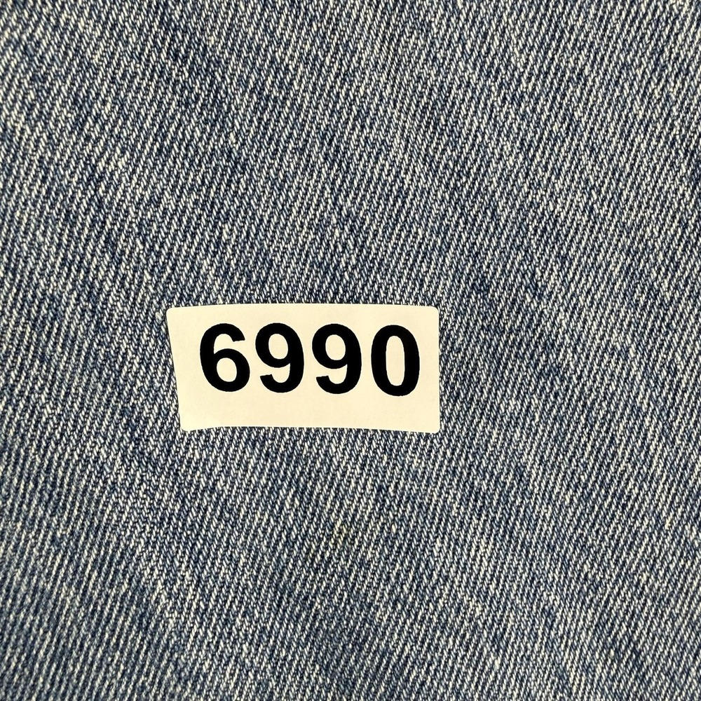 Levis 505 Jeans Mens 34x30 Light Wash Blue Straight Denim Stain Workwear - Picture 9 of 9